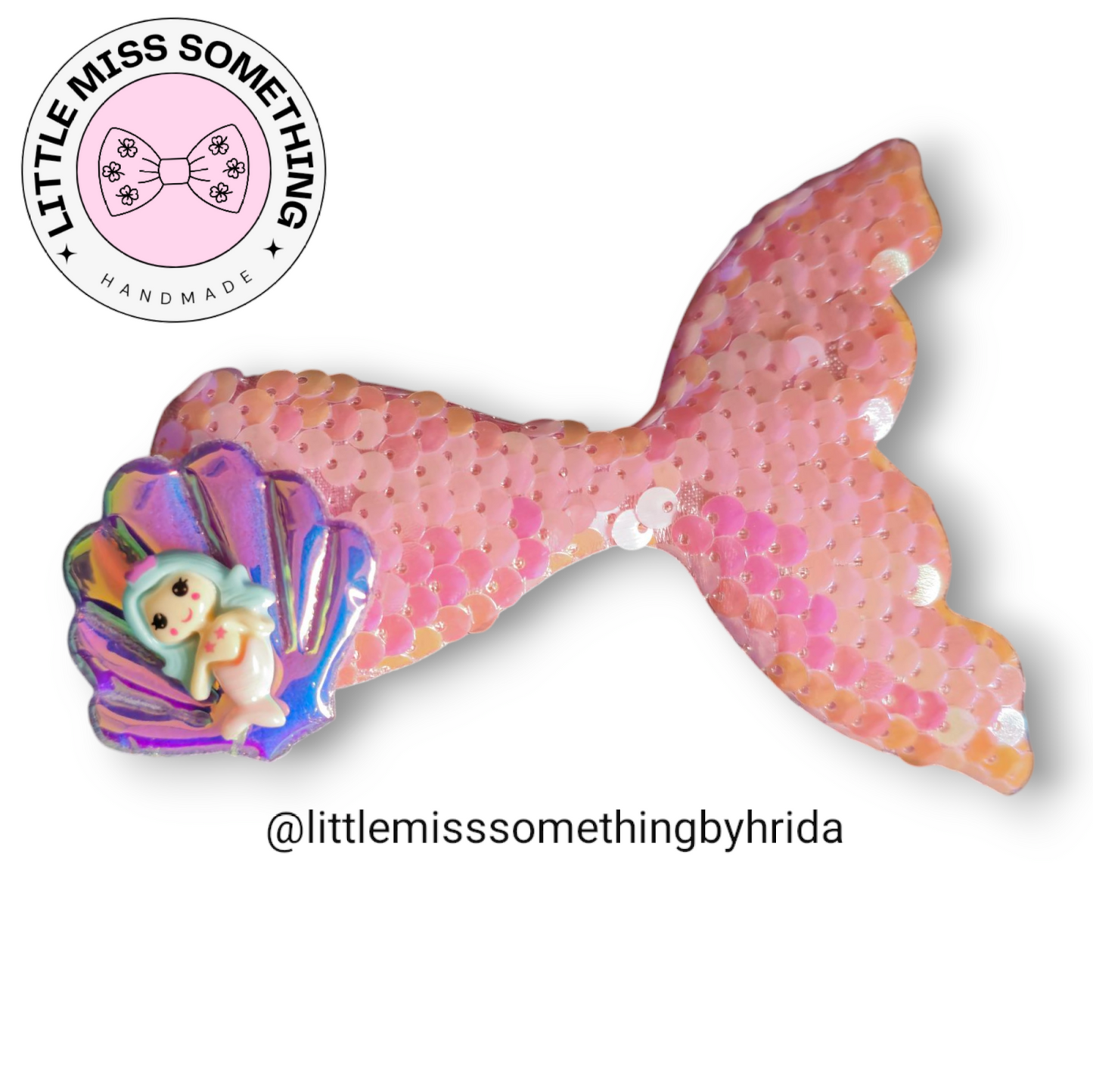 Sequin Mermaid Bow