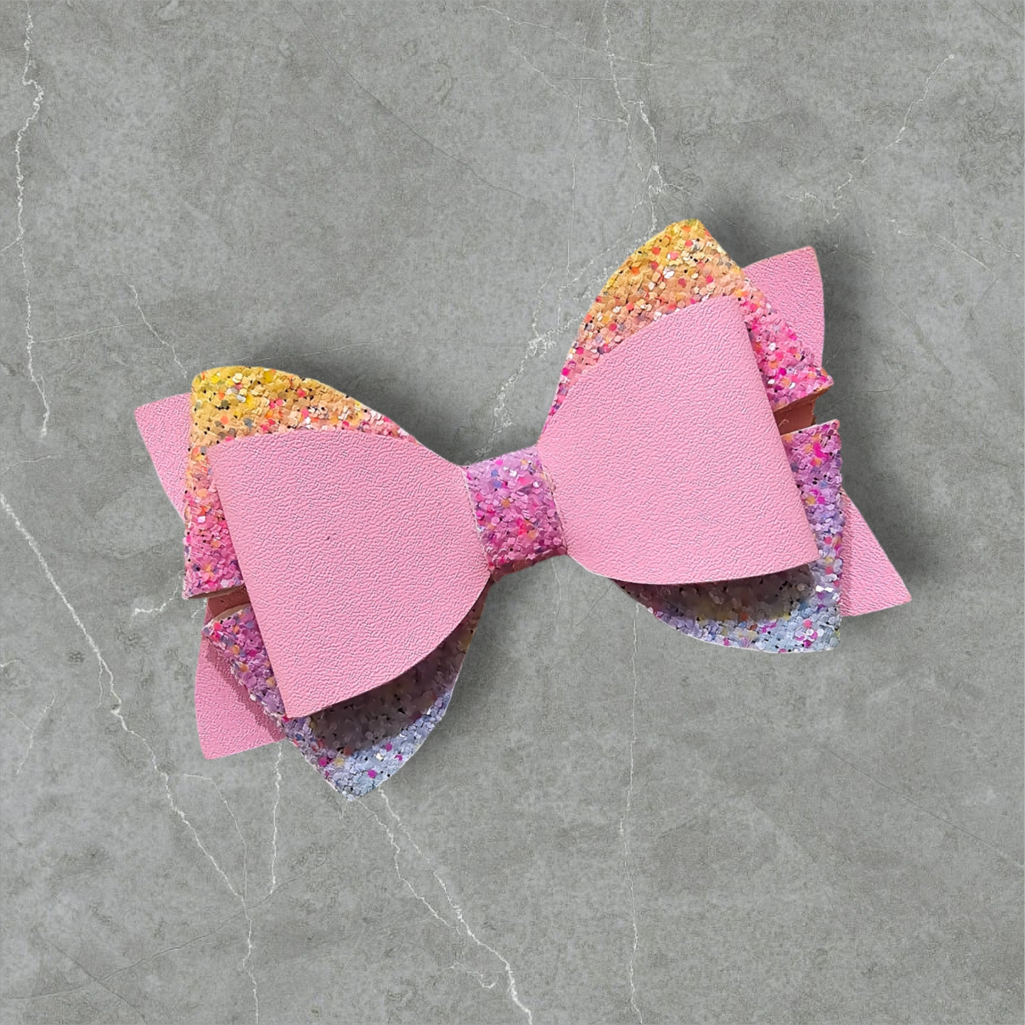 The Pink Glitter Bow