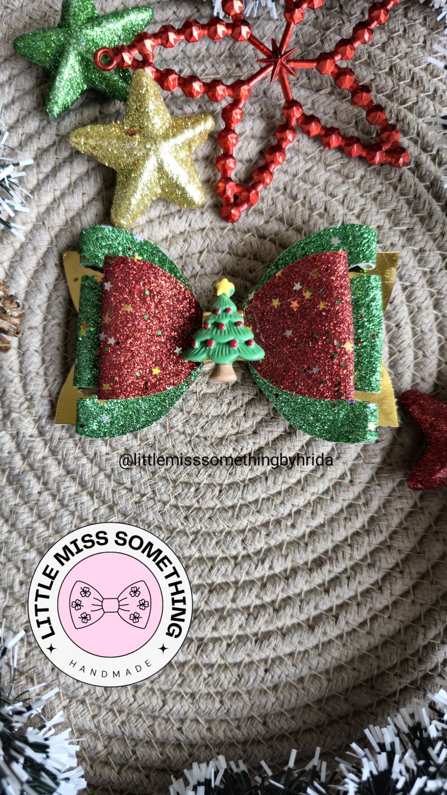 Christmas tree bow